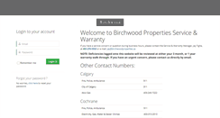 Desktop Screenshot of birchwoodservice.ca