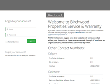 Tablet Screenshot of birchwoodservice.ca